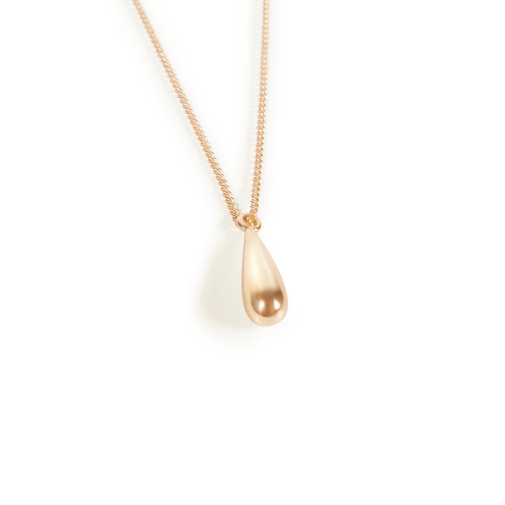 Water drop store pendant necklace