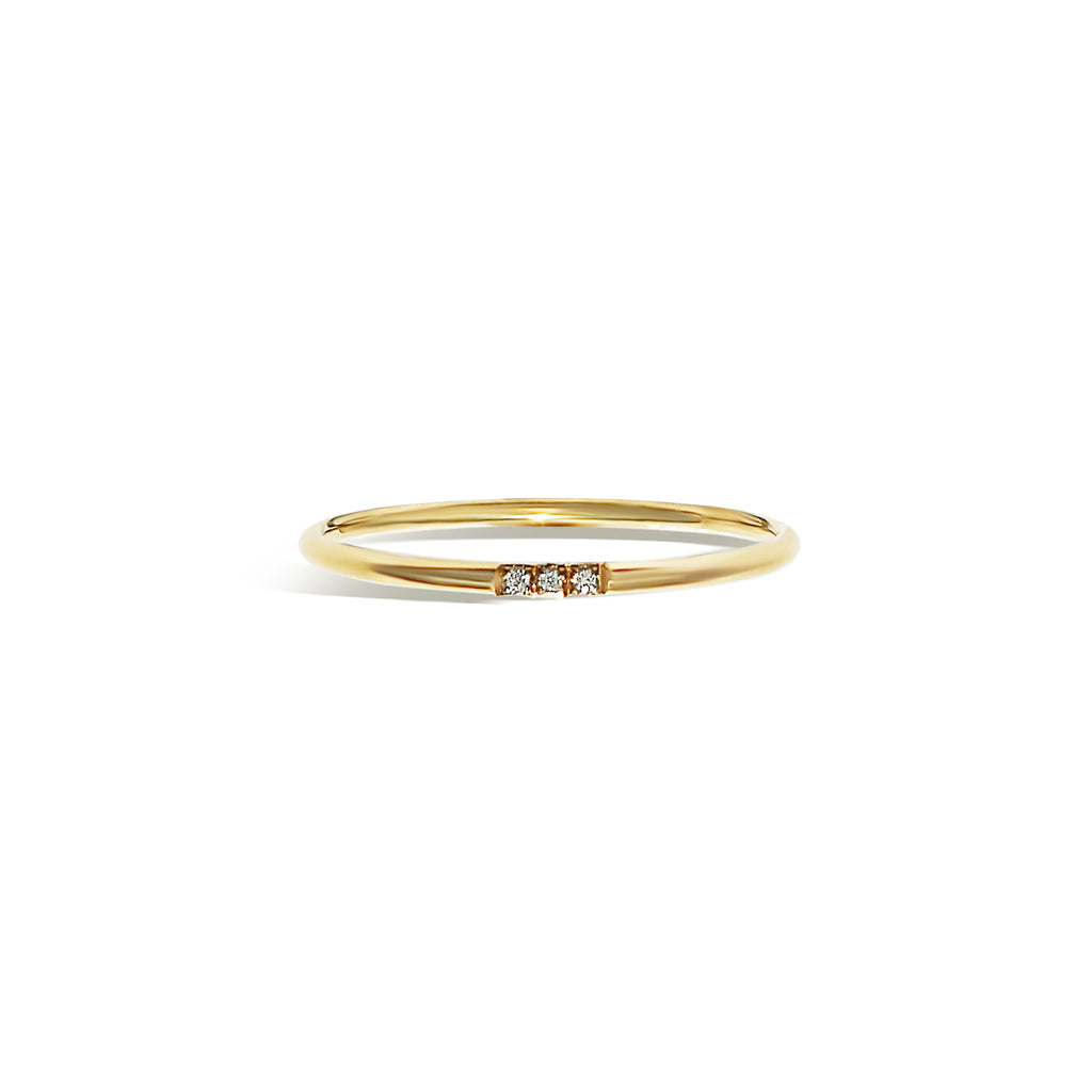 18k gold plated ring, gold ring, hypoallergenic ring, tarnish free ring, minimalist ring, stackable ring